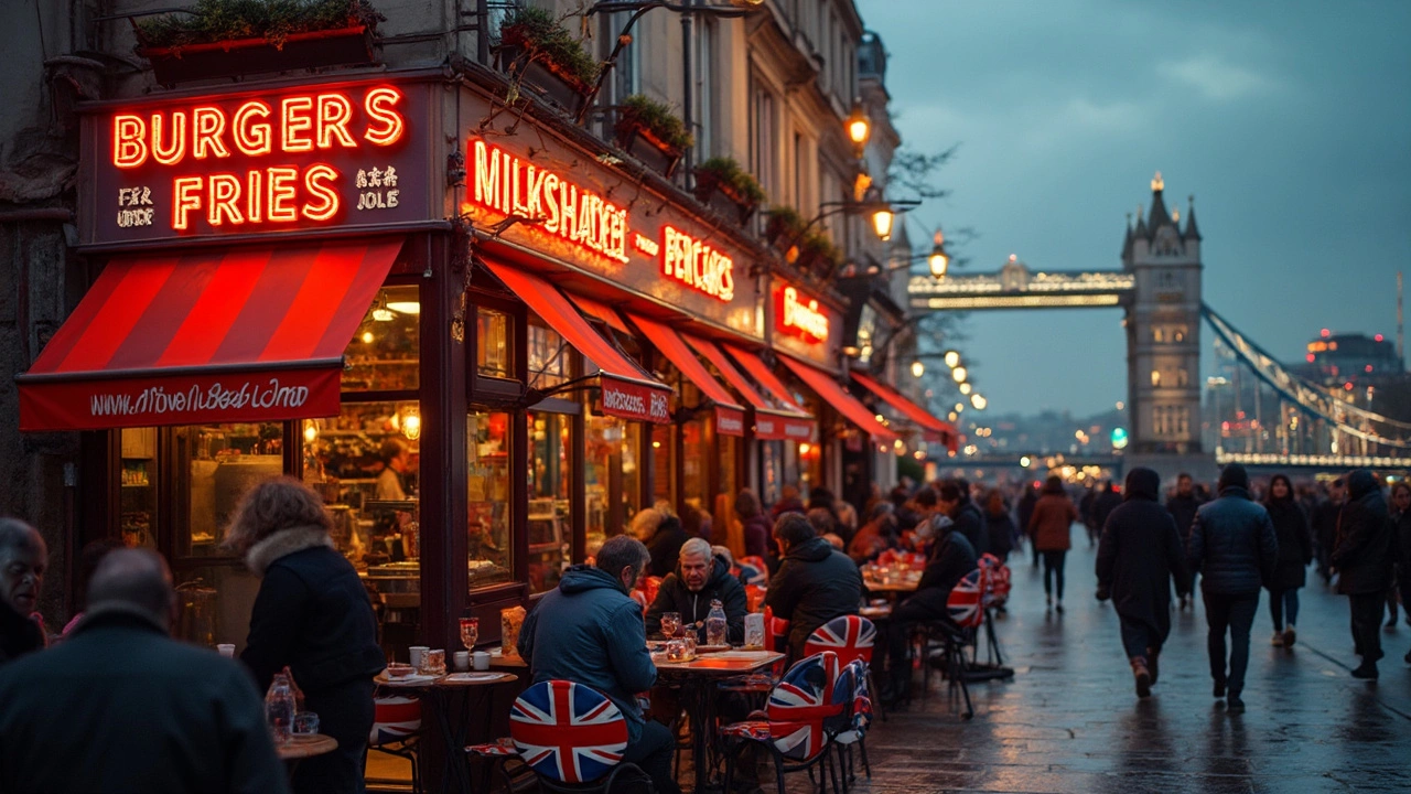 American Fast Food in London: Where to Go and What to Eat